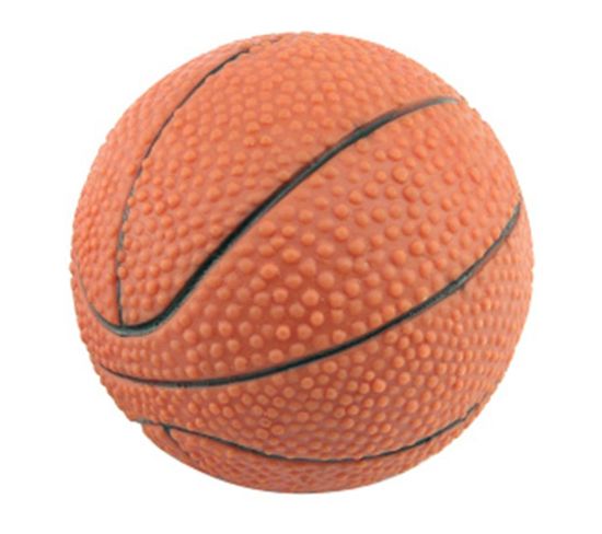 Jouet Pour Chien "balle De Basket" 7cm Orange
