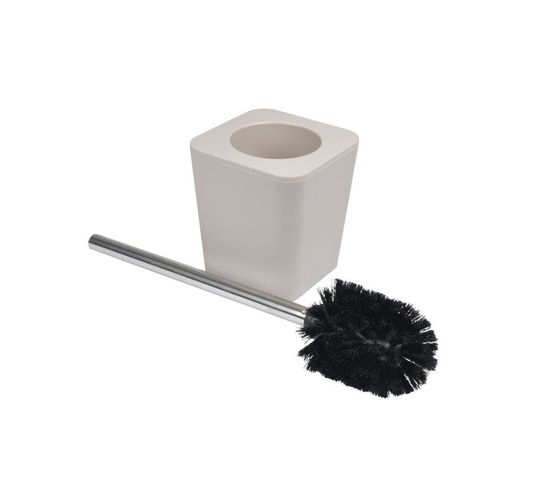 Brosse Wc Soft Touch "vitamine" 39cm Taupe