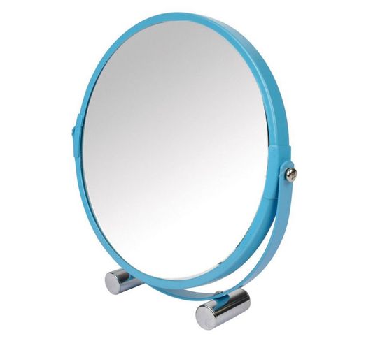 Miroir à Poser Grossissant "vitamine Ii" 17cm Bleu