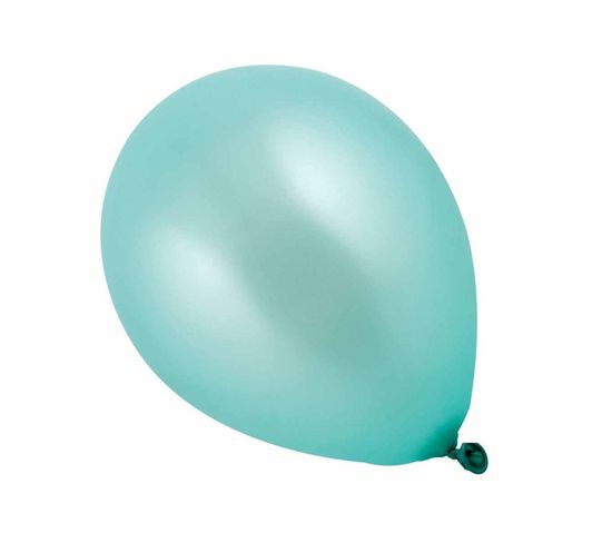 Lot De 10 Ballons Gonflables "métallisés" 30cm Vert