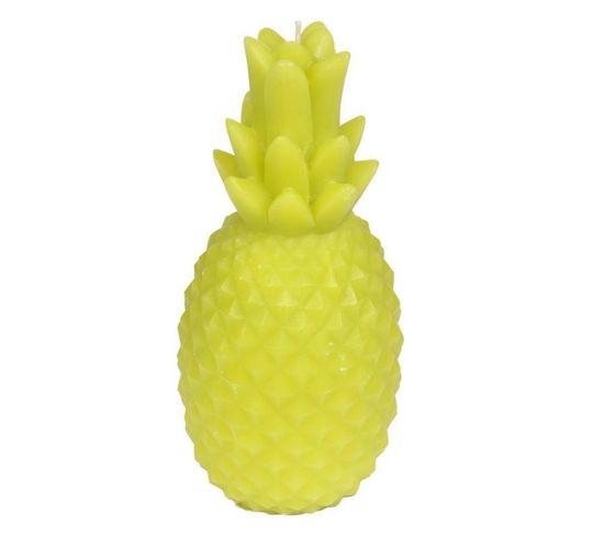 Bougie Déco "ananas Tropical" 20cm Vert
