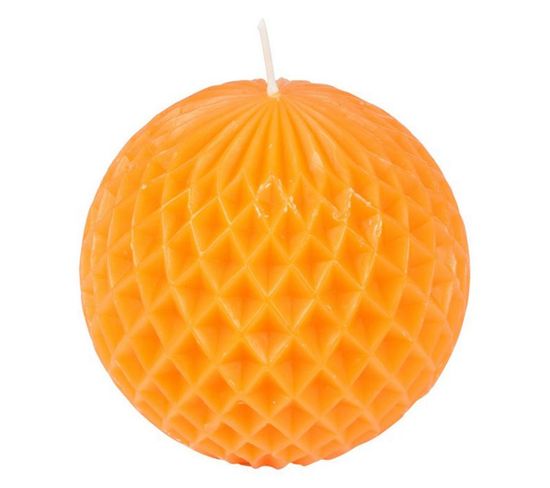 Bougie Déco "tropical Fresh" 9cm Orange