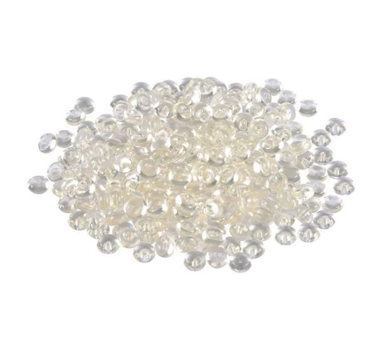 Perles De Pluie Décoratives "translucide" 110g Écru