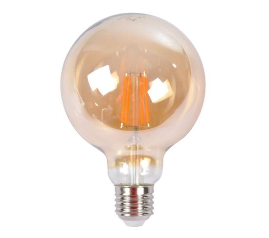 Ampoule LED Décorative "globe" 14cm Orange