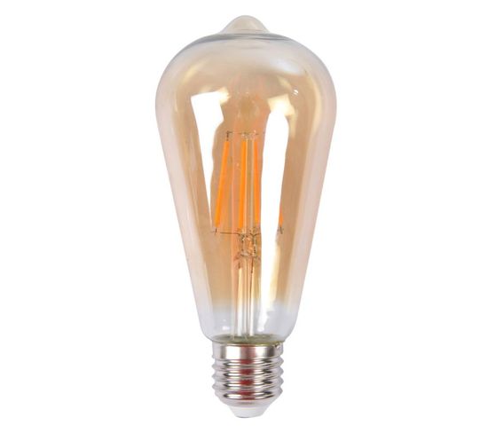 Ampoule LED Décorative "ogive" 14cm Orange
