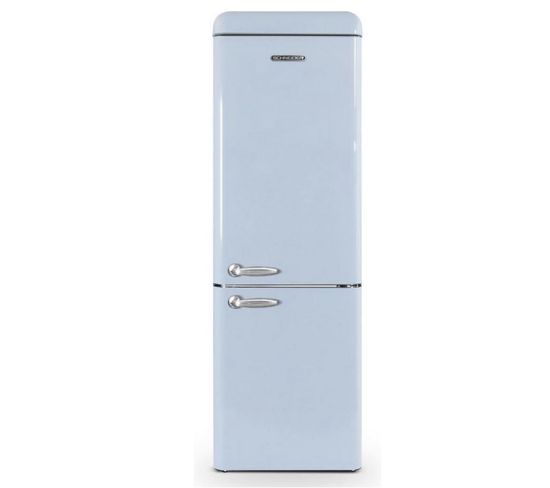 Réfrigérateur Combiné Inversé 300 Litres - Coloris Bleu - Scb300vbl