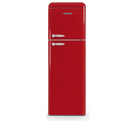 Réfrigérateur 2 Portes - Scdd309vr -  302l (227+75) - Rouge