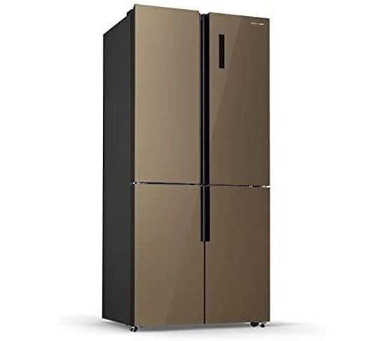 Réfrigérateur Américain - 482l - Total No Frost - Classe F - Mirror Gold - Scmd482nfgm