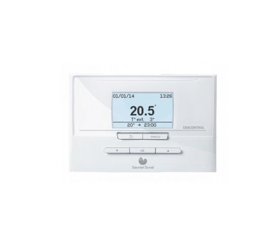 Thermostat D'ambiance Filaire Modulant Programamble Exacontrol E7c