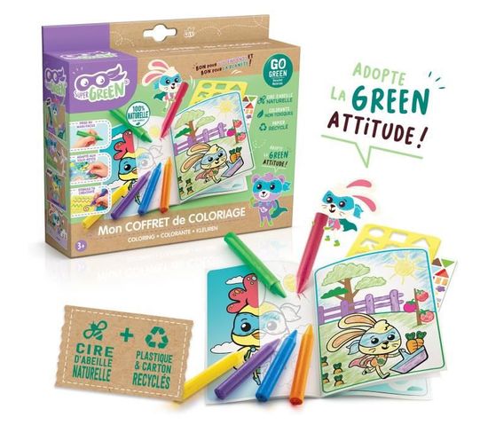 Super Green Kit De Crayons Bio