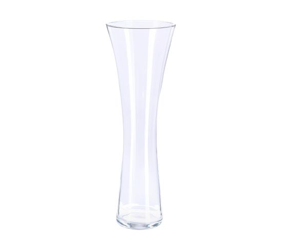 Vase Cintré Transparent H 55 Cm