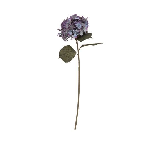 Fleur Artificielle Tige Hortensia Bleu H 83 Cm