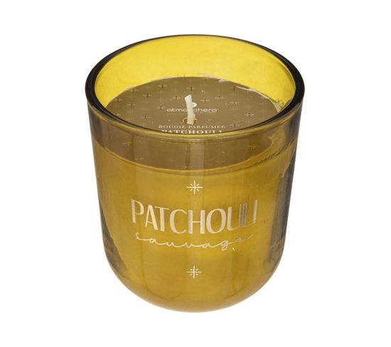 Bougie Parfumée Night Patchouli 170 G Pot En Verre Jaune Moutarde