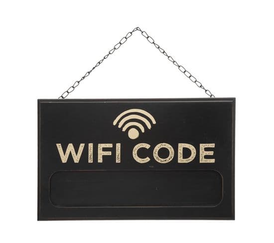 Plaque Mémo Pour Wifi Code 35 X 22 Cm