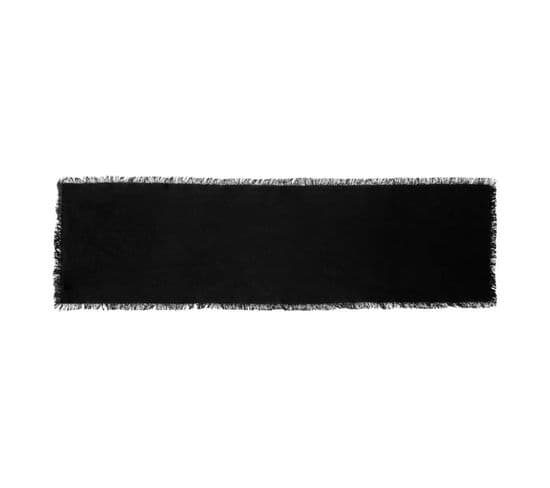 Chemin De Table "maha" 38x140cm Noir