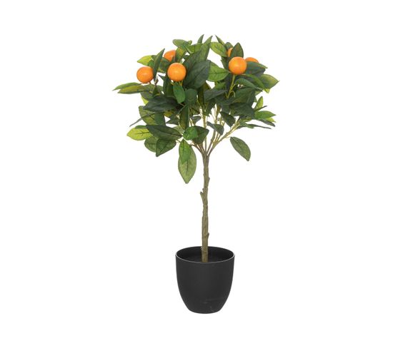 Plante Artificielle Oranger En Pot H 62 Cm