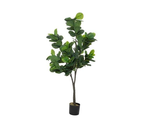 Plante Artificielle Ficus Lyrata En Pot H 180 Cm