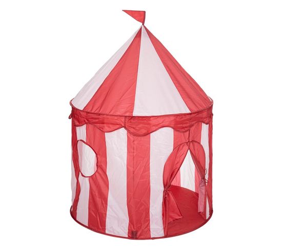 Tente Pop Up Enfant "circus" 135cm Rouge