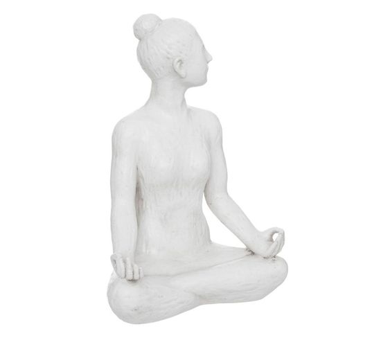 Statue Déco Femme "gemma" 55cm Blanc