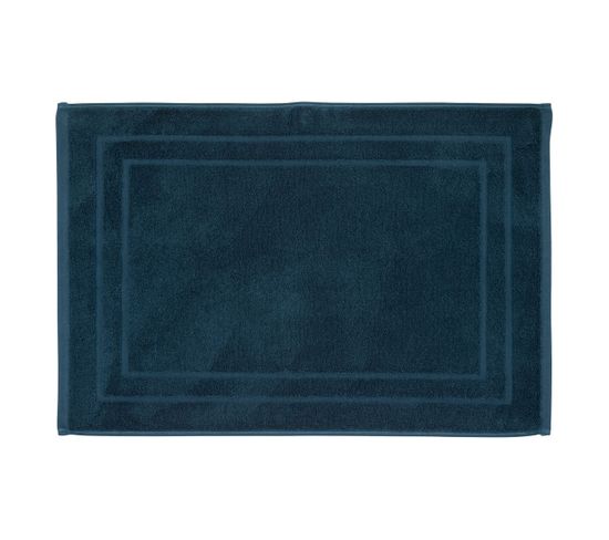 Tapis De Salle De Bain En Coton Bleu Egéen 50 X 70 Cm