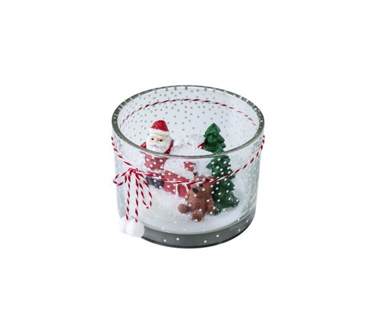 Bougie Paysage De Noël Pot  En Verre 130g
