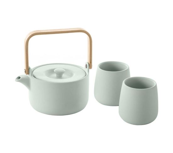Théière et 2 Mugs "teapot" 50cl Menthe