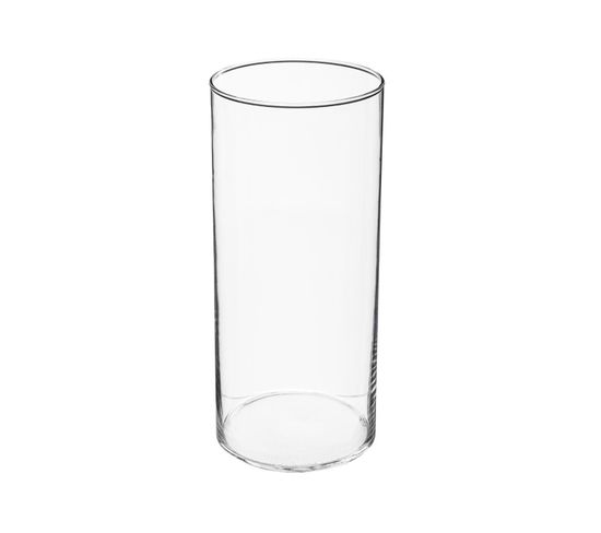 Vase Cylindre Transparent H 30 Cm