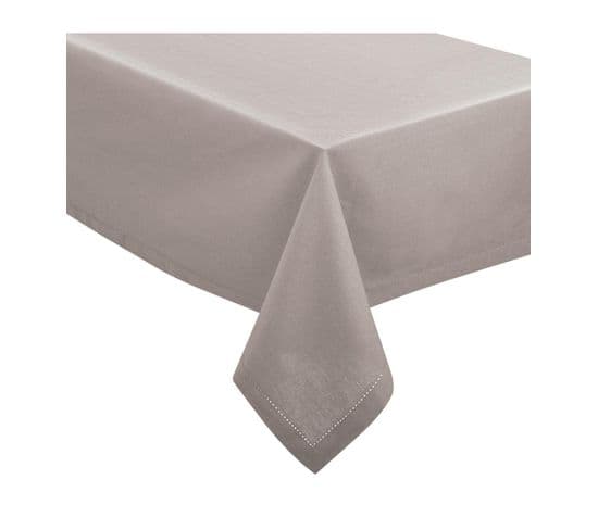 Nappe Rectangulaire "chambray" 140 X 240 cm Gris