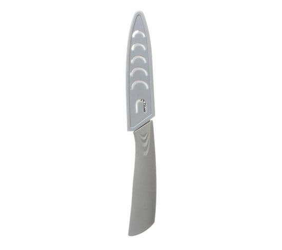 Couteau En Céramique "zirco" 20cm Gris et Blanc