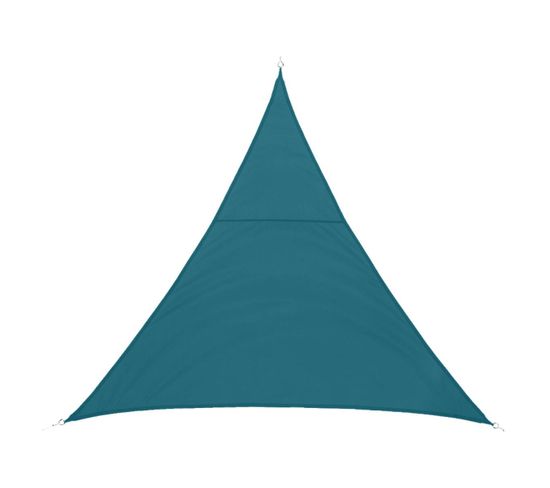 Voile d'ombrage triangulaire Shae Bleu Canard 300x300x300cm