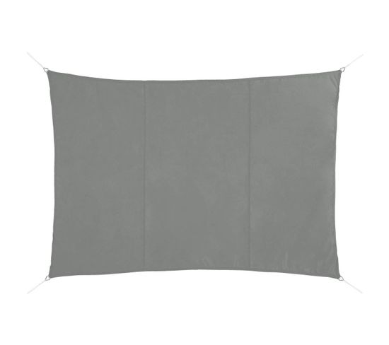 Voile d'ombrage rectangulaire Shae Noisette 300x400cm - Protection UV