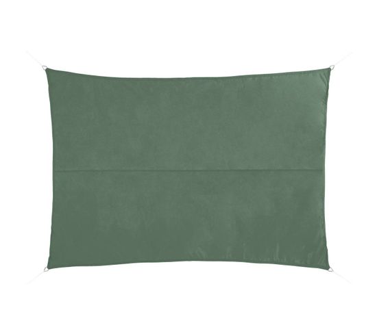 Voile d'ombrage triangulaire Shae vert olive 300x200cm