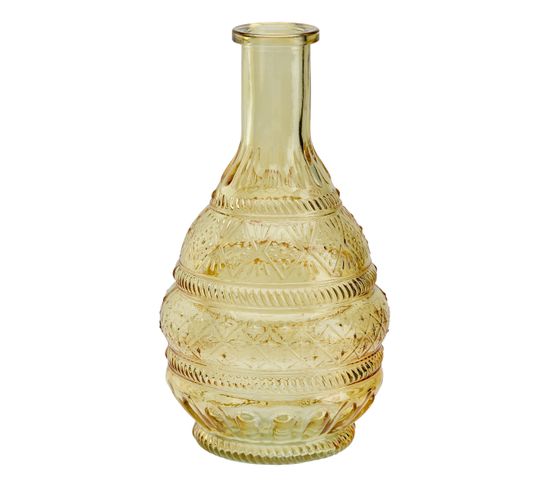 Vase H. 22 cm UPOLO Moutarde