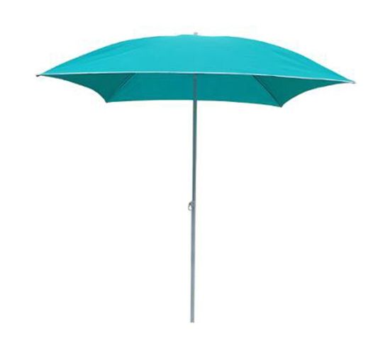 Parasol De Plage Carré "helenie" 239cm Turquoise