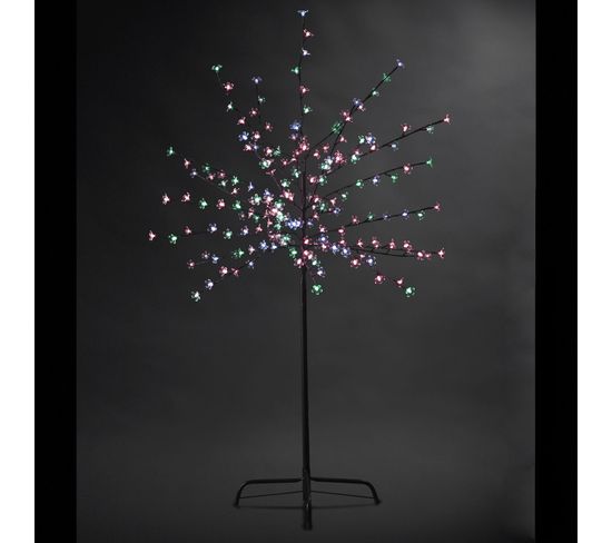 Arbre Fleuri Lumineux D'extérieur Prunus - 200 LED - Multicouleur