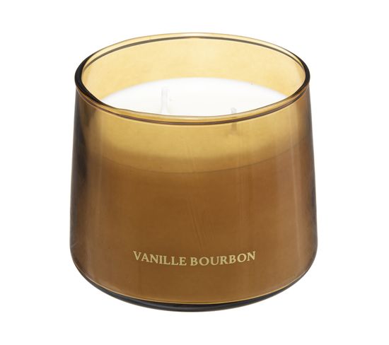 Bougie Parfumée Pot En Verre 300 G Parfum Vanille Bourbon