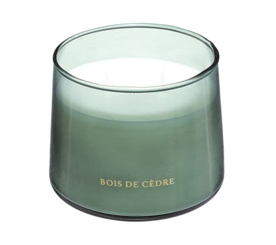 Bougie Parfumée Pot En Verre 300 G Parfum Bois De Cèdre