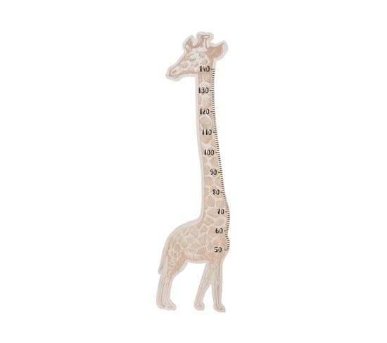 Toise Girafe En Bois 36 X 140 Cm