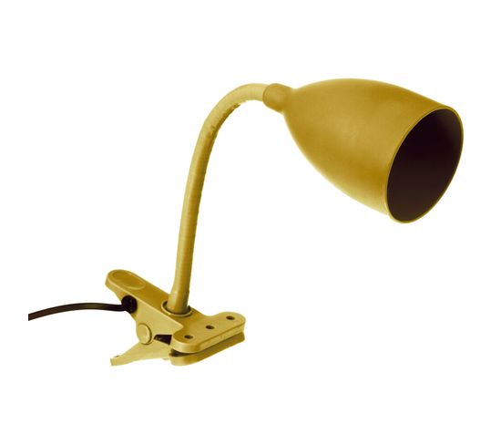 Lampe Pince En Silicone Ocre