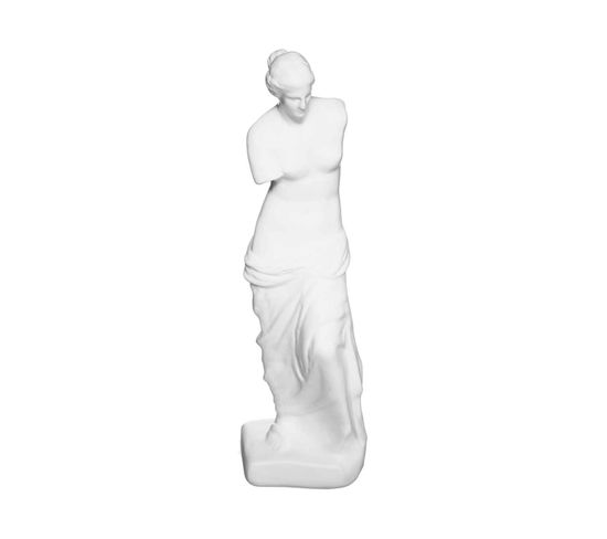 Objet Décoratif Statue Venus De Milo En Résine Blanche H 39 Cm