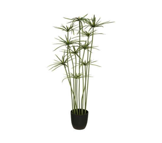 Plante Artificielle Papyrus En Pot H 115 Cm