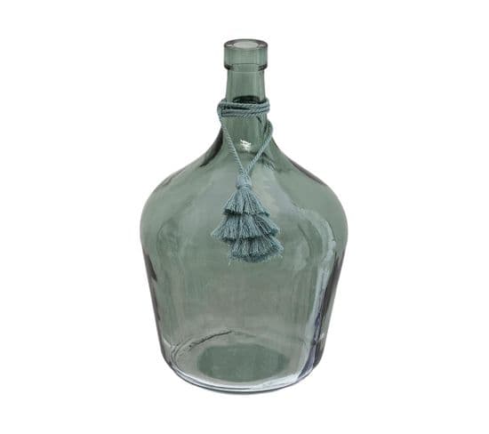 Vase Dame Jeanne Avec Pompon H 25 Cm