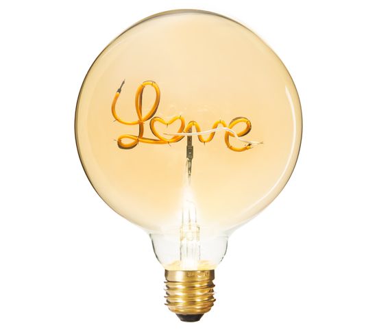 Globe LED Love G125 E27  Ambre