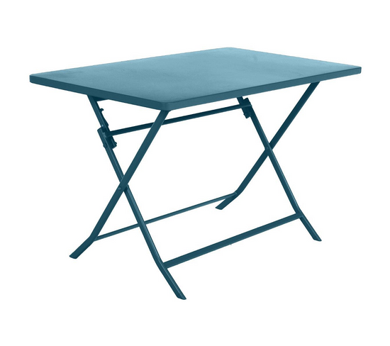 Table Rectangulaire Pliante Greensboro 4p Bleu Canard Hespéride - Bleu Canard