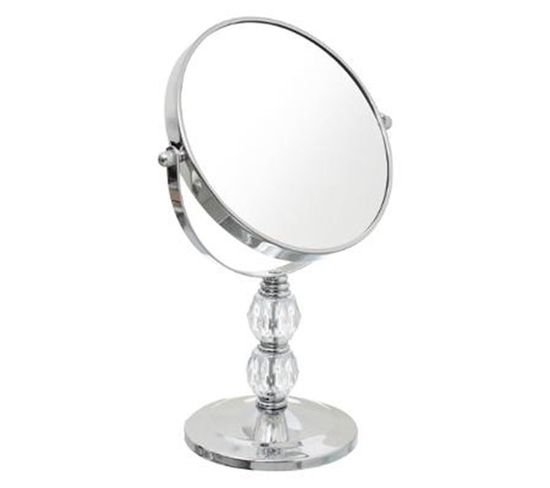 Miroir Pivotant à Poser "precious" 30cm Argent