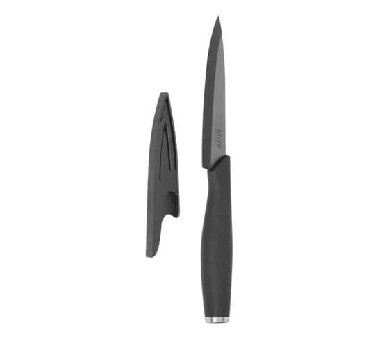Couteau D'office et Cache Lame "cera" 20cm Noir