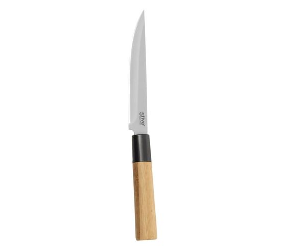 Couteau Utilitaire En Bambou "java" 25cm Naturel