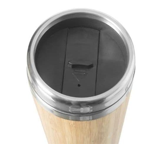Mug isotherme bambou 38 cL  naturel