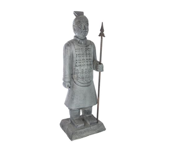 Statue Décorative Samouraï En Magnésie H 75 Cm