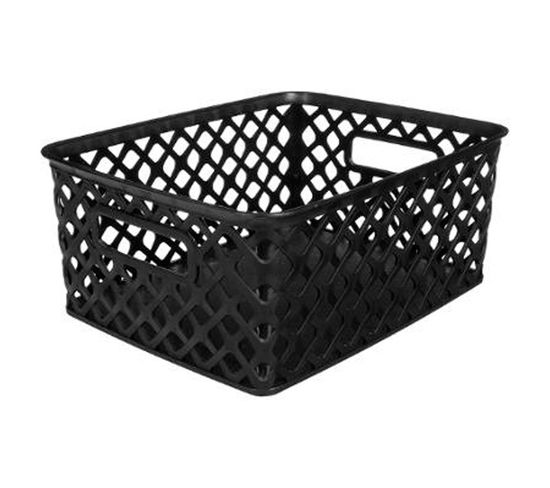 Panier Multi-usages "basket" 10cm Noir